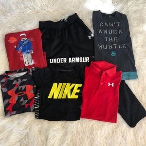 Under Armour & nike bundle boys med